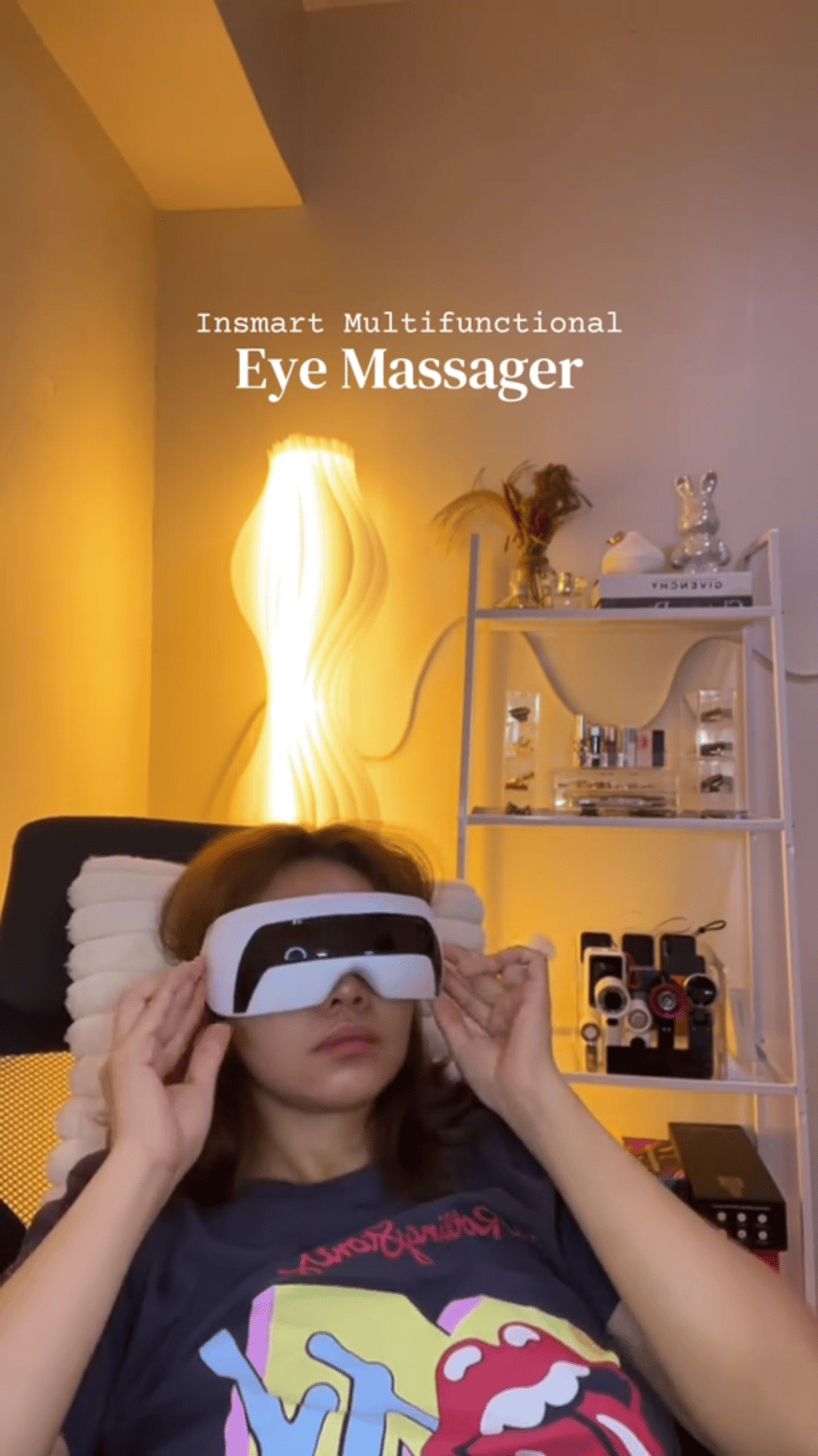 جهاز ونظارة مساج وتدليك العين الذكي — صورة 12