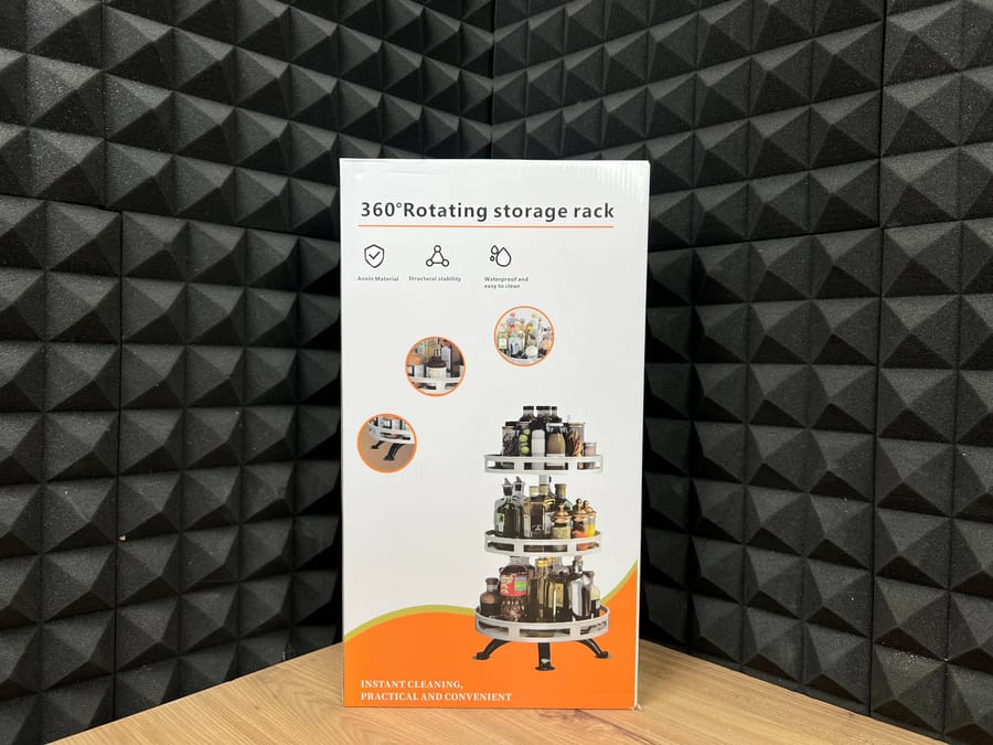 ستاند مطبخ 3 طابق دوار 360 درجة — صورة 11