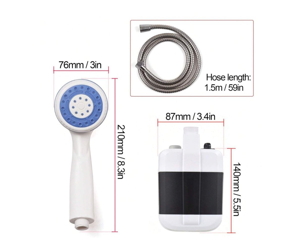 بالة دوش تخييم سفري 2 - 10
