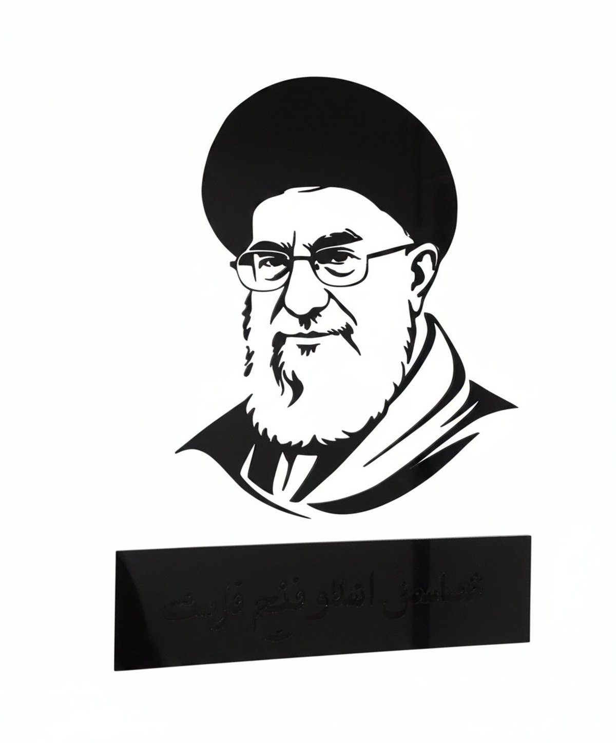 لوحة جدارية خشبية السيد علي الخامنئي - 7