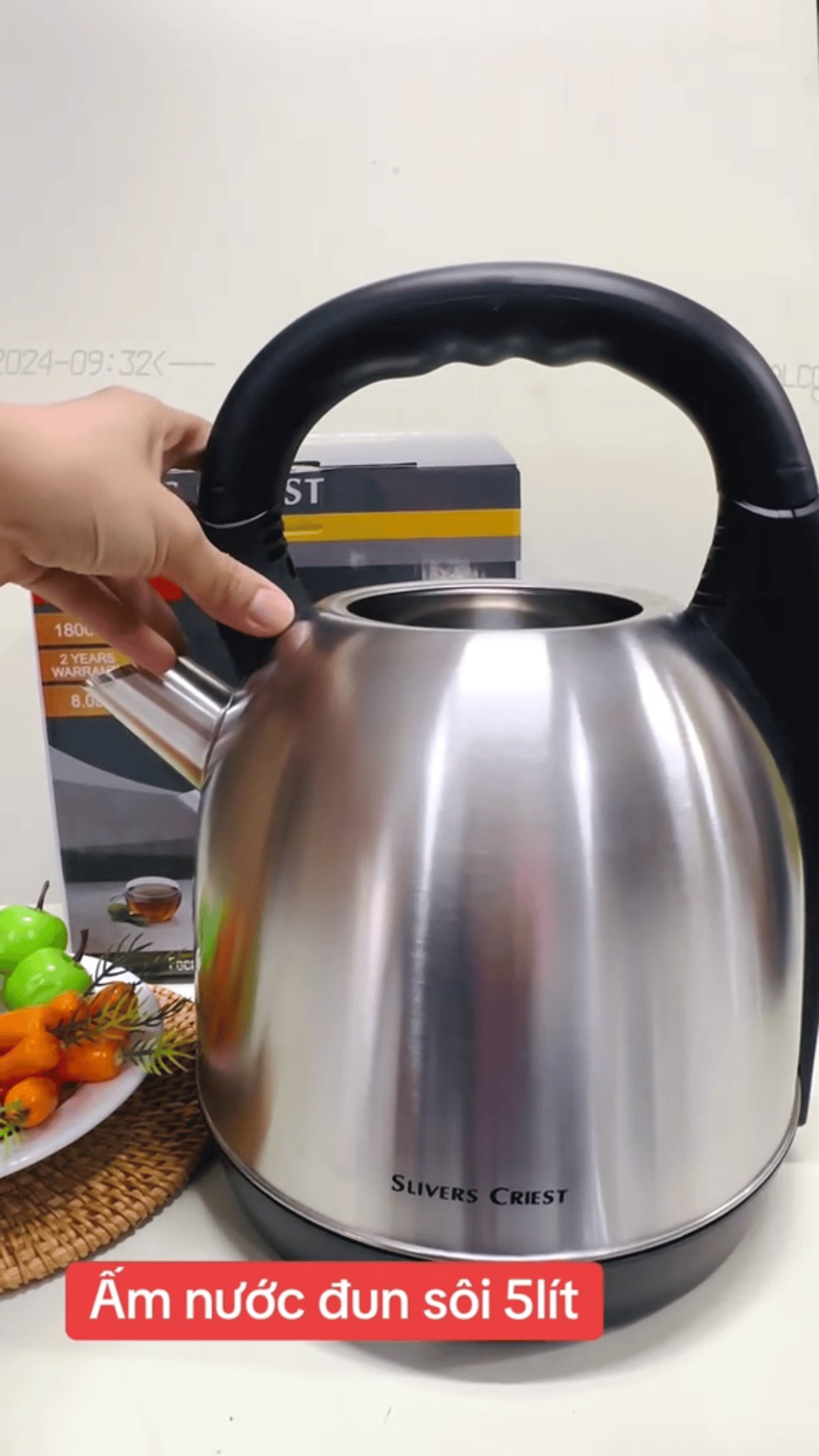 ابريق شاي كهربائي سلفر كريست - 14