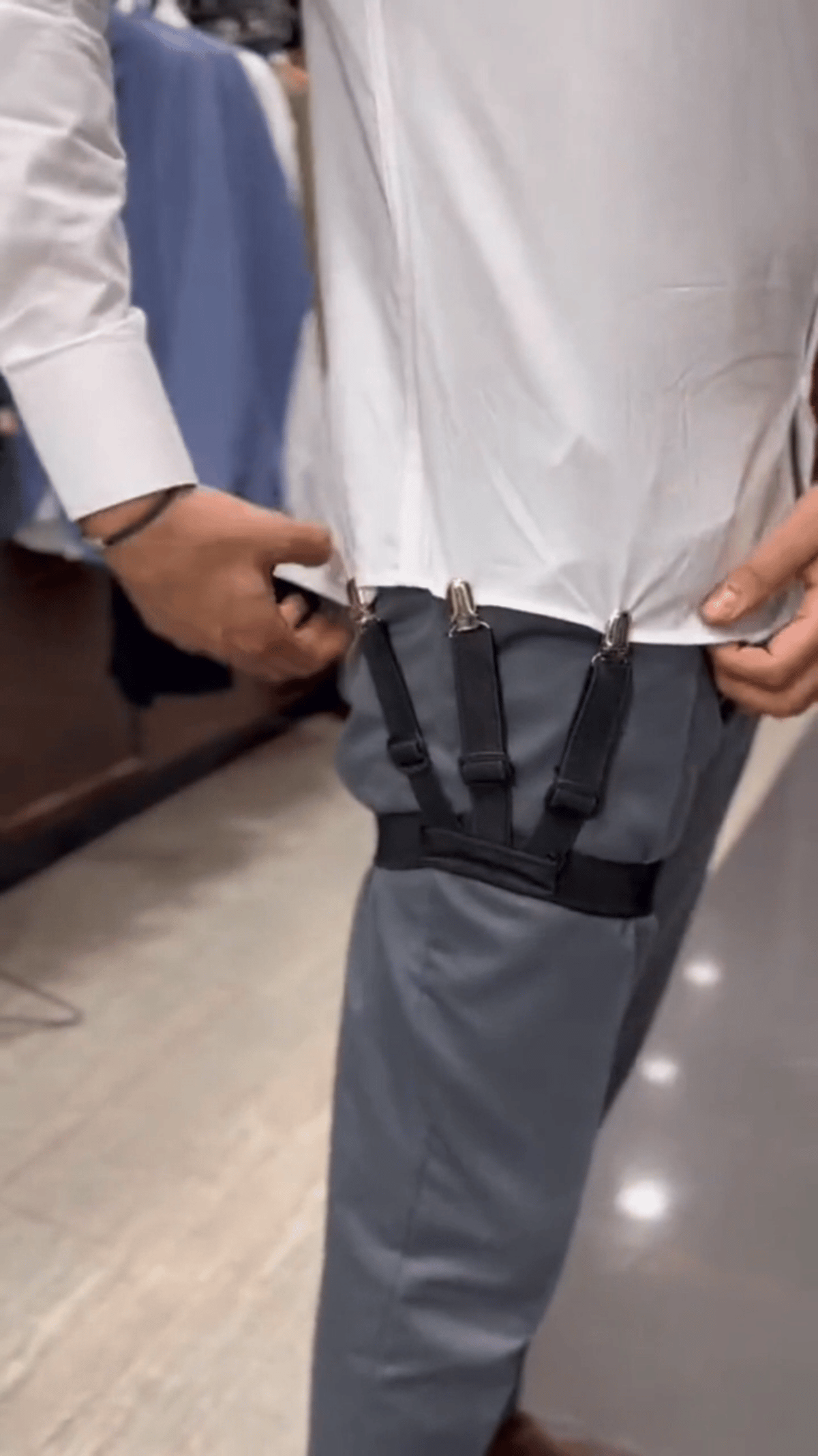 مشبك وحمالات تثبيت قميص - 11
