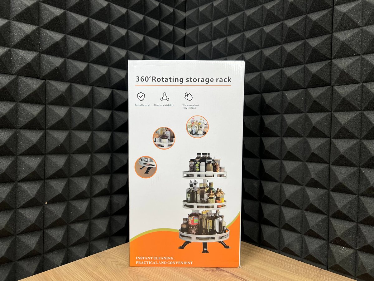 ستاند مطبخ 3 طابق دوار 360 درجة - 11