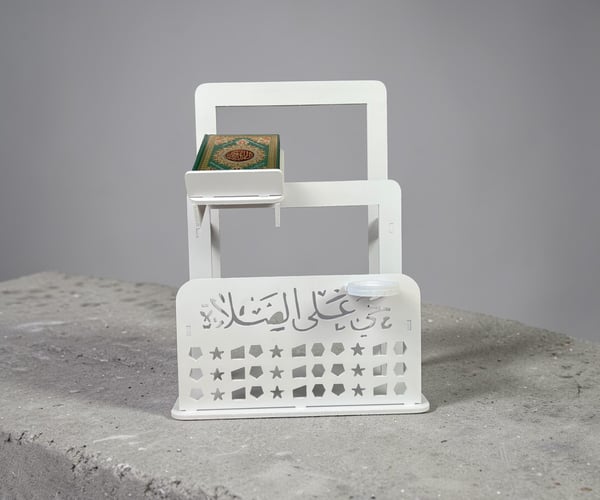 ركن صلاة خشبي منزلي